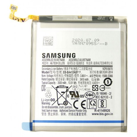 Akumuliatorius Samsung A415 A41 3500mAh EB-BA415ABY originalas 